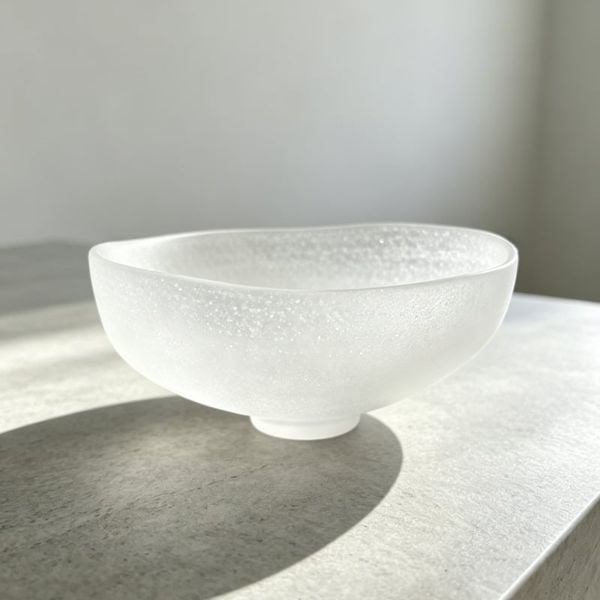  Bát Chawan Thuỷ Tinh Pha Lê 