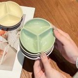  Đĩa Gia Vị Sứ 3 Ngăn 