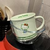  Cốc Hello Kitty Xanh 