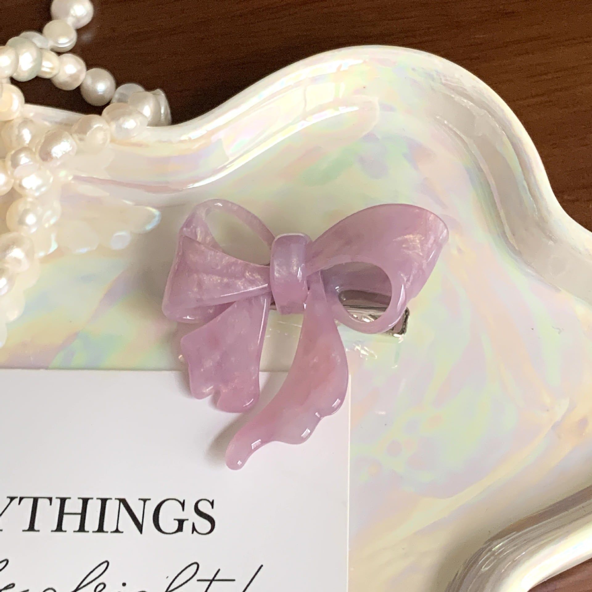  Kẹp Tóc Coquette Pink Bow 