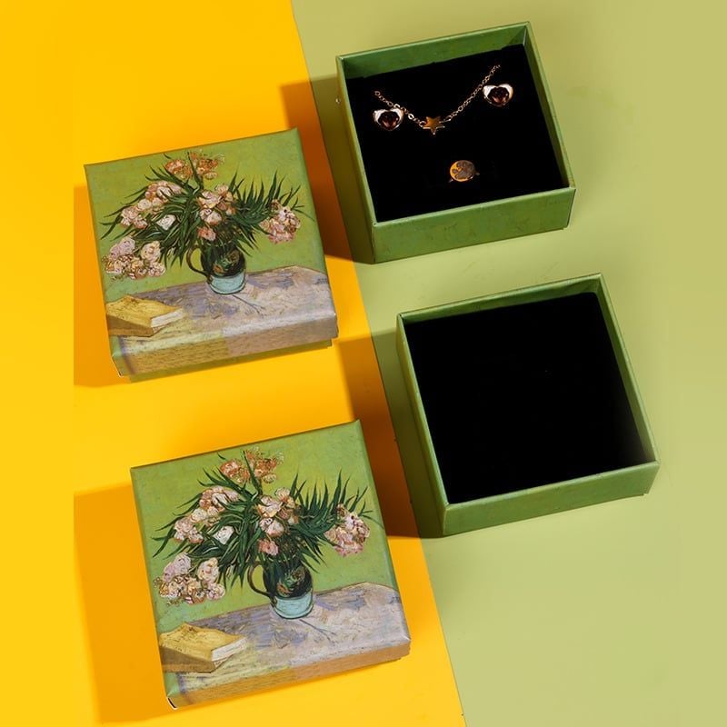  Hộp Trang Sức Tranh Sơn Dầu 