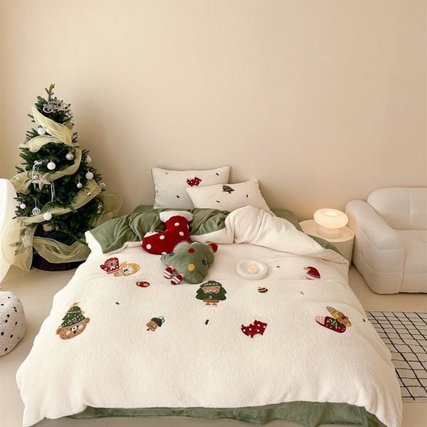  Bộ Chăn Ga Gối Merry Christmas 