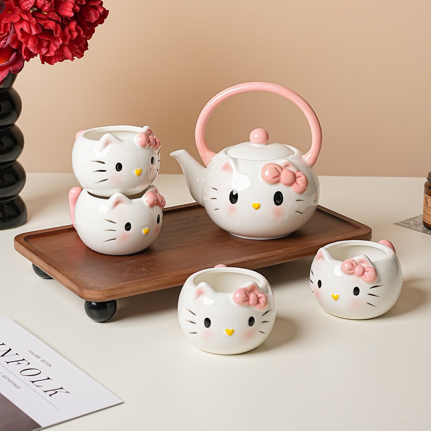 Bộ Ấm Trà Hello Kitty 