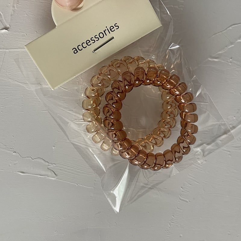  Set 2 Dây Buộc Tóc Lò Xo 