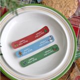  Sticker Tem Happy New Year Merry Christmas (1 Tờ - 12 Miếng) 