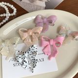  Kẹp Tóc Coquette Pink Bow 