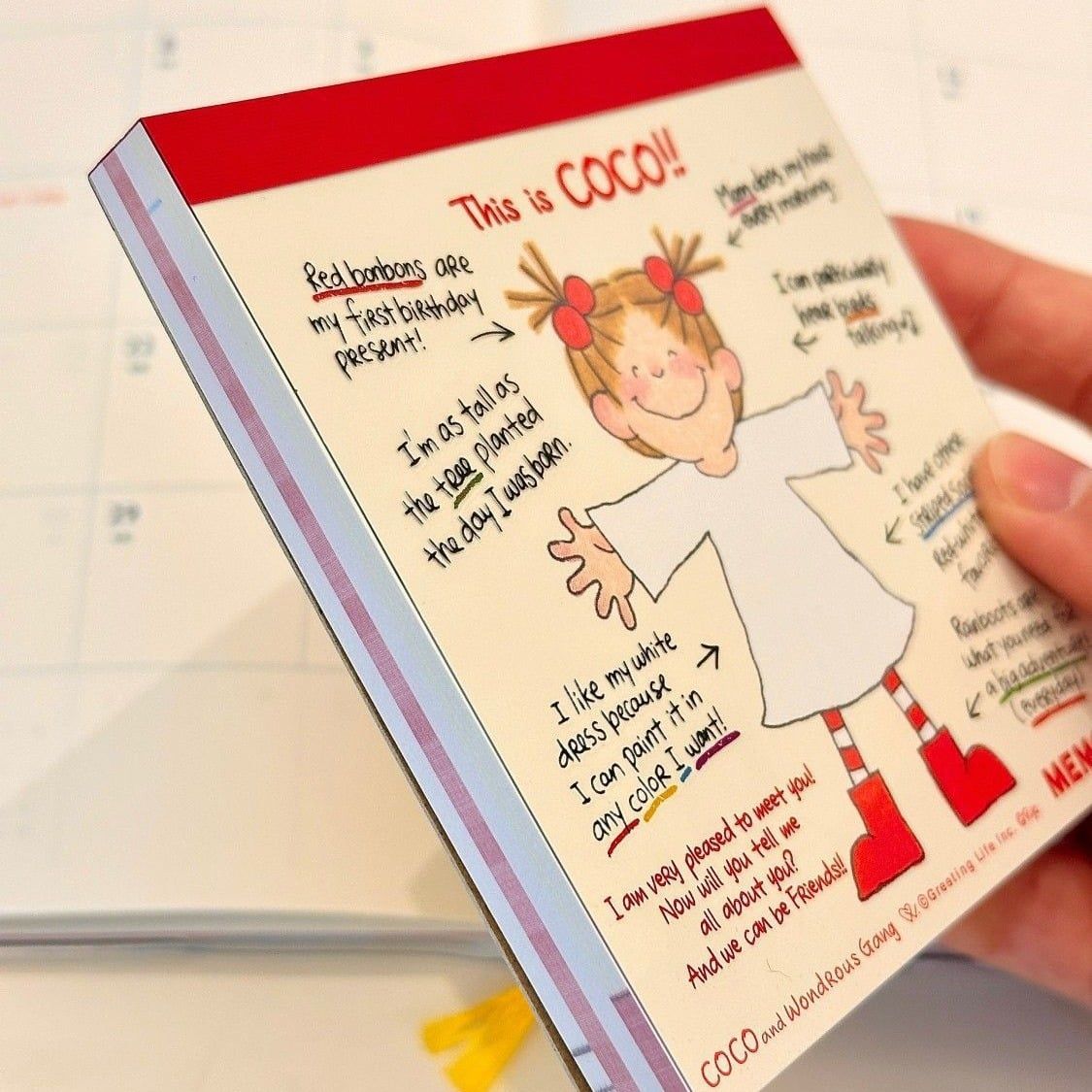  Giấy Note Memo Pad Coco 