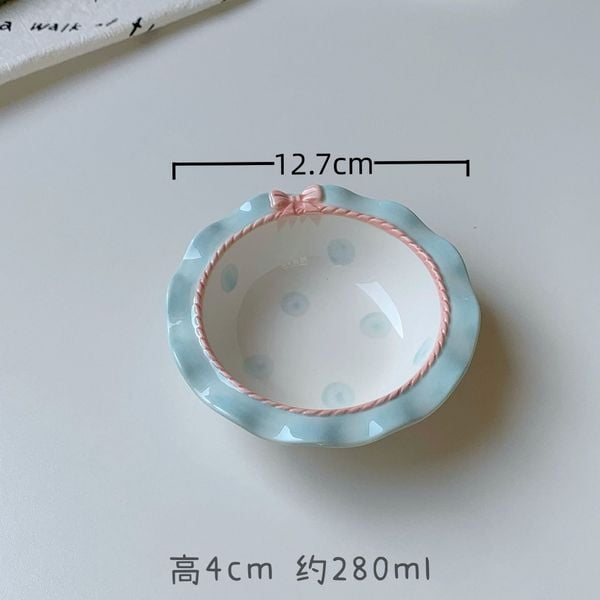  Bát Nơ Chấm Bi Pastel 