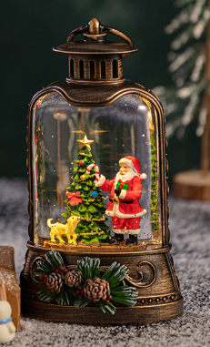  Hộp Nhạc Đèn Lồng Christmas Cổ Điển 