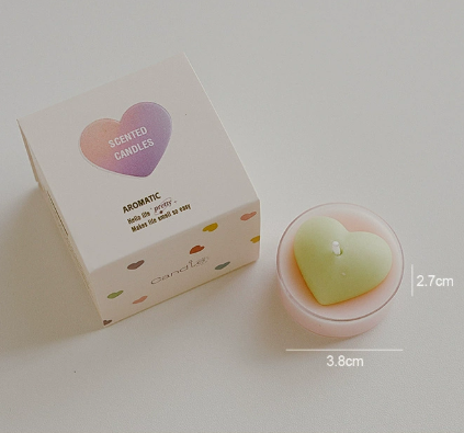  Nến Thơm Round Love Trái Tim 