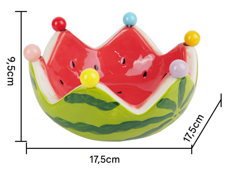  Bát Kèm Dĩa Ghim Trái Cây Dưa Hấu 