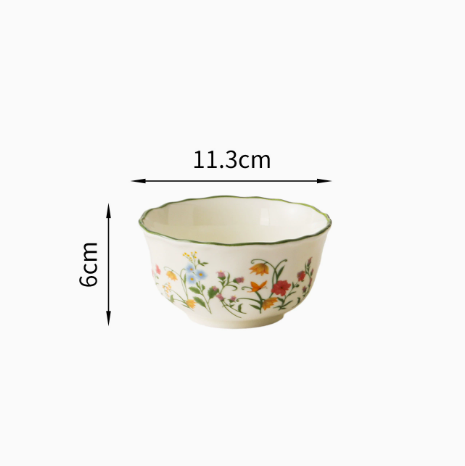 Bộ Bát Đĩa Hoa Cỏ Mùa Xuân 