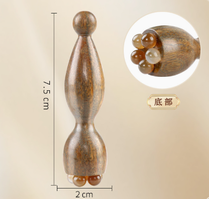  Thanh Massage Mắt Sừng Trâu Gỗ Đàn Hương 