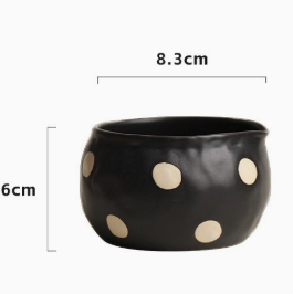  Bát Chawan Chấm Bi 