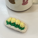  Kẹp Tóc Len Bông Hoa Tulip 