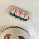  Kẹp Tóc Len Bông Hoa Tulip 