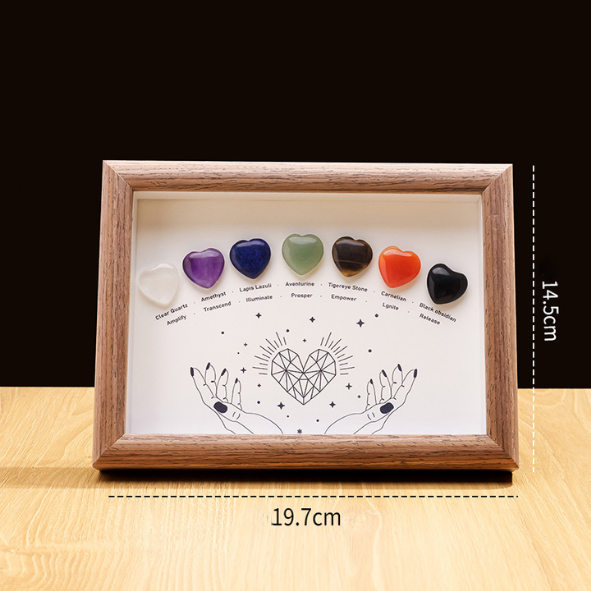  Crystal Healing Frame Set - Khung Trưng Bày Đá Năng Lượng 