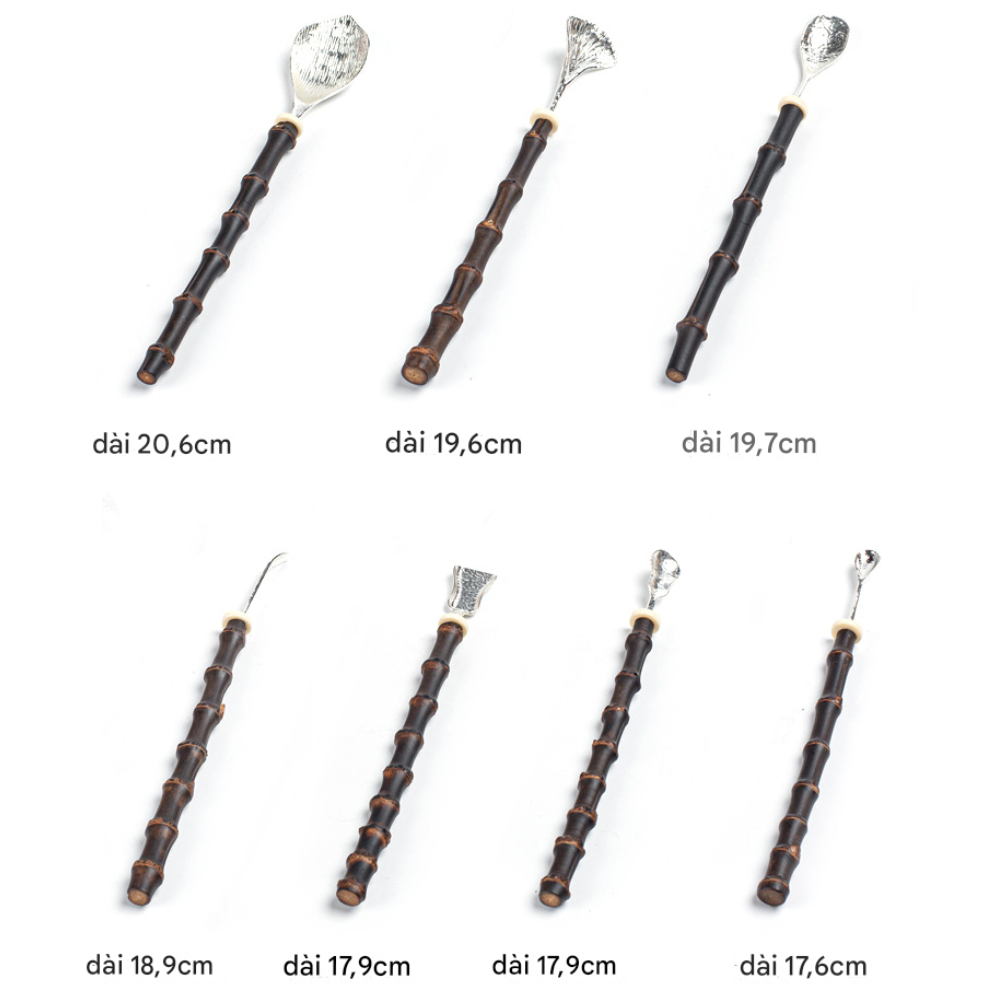  Thìa Bạc Xúc Trà 