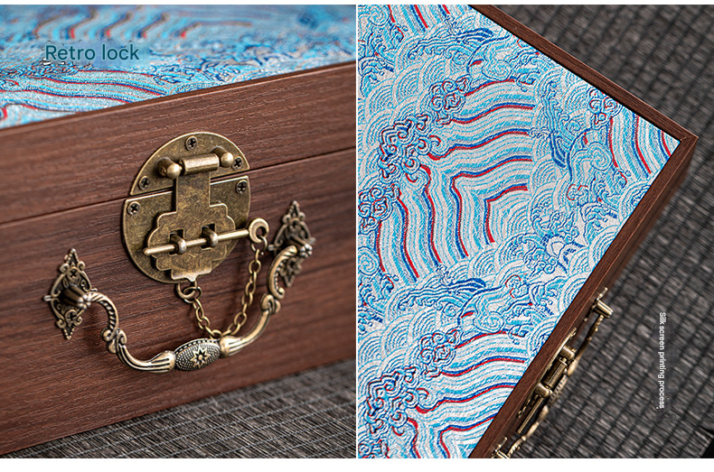  Bộ Ấm Trân Bảo Lưu Ly (Kèm hộp gỗ) 