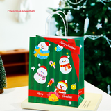  Túi Giấy Giáng Sinh Xanh Lá Người Tuyết 