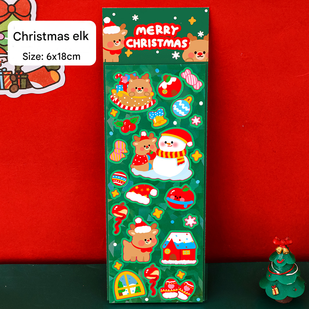  Sticker Merry Christmas 