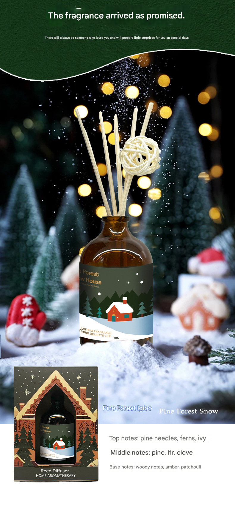  Khuếch Tán Tinh Dầu Giáng Sinh 