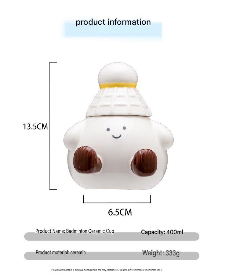 Cốc Gốm Cầu Lông 