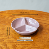  Đĩa Gia Vị Sứ 3 Ngăn 