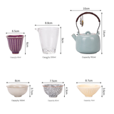  Bộ Ấm Trân Bảo Lưu Ly (Kèm hộp gỗ) 