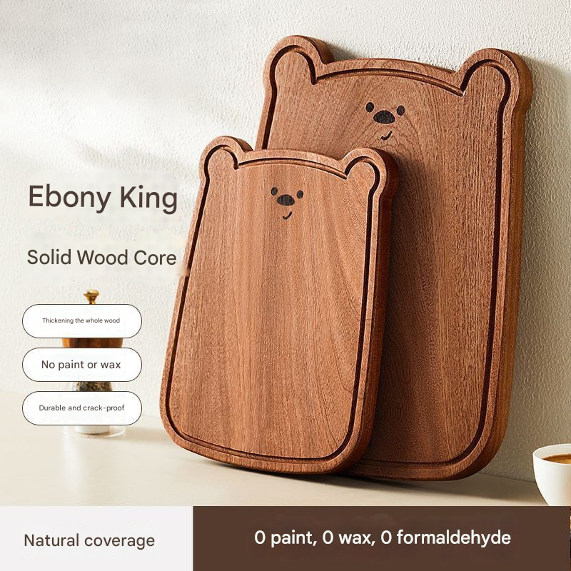  Thớt Gấu Gỗ Mun 