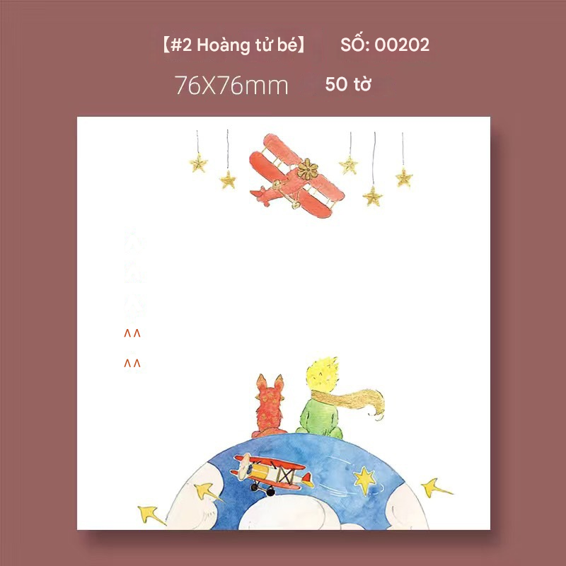  Giấy Note Hoàng Tử Bé 