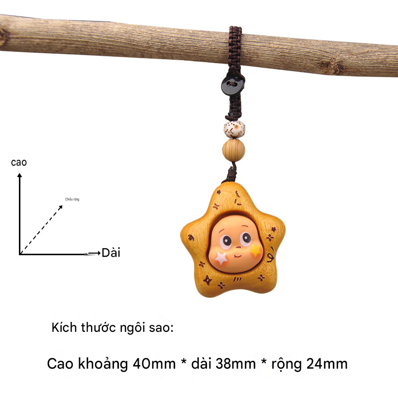  Móc Khóa Gỗ Twinkle Twinkle 