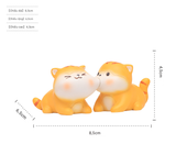  Tượng Đôi Mèo Thơm Má 