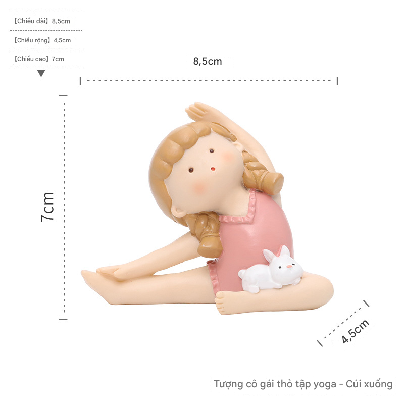  Tượng Cô Gái Yoga 