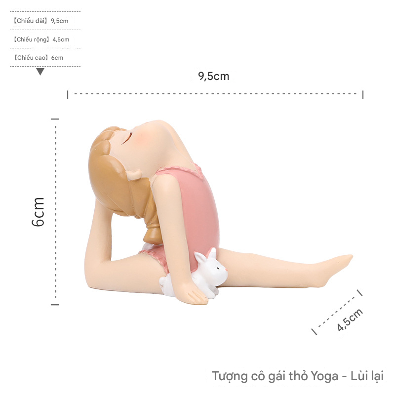  Tượng Cô Gái Yoga 