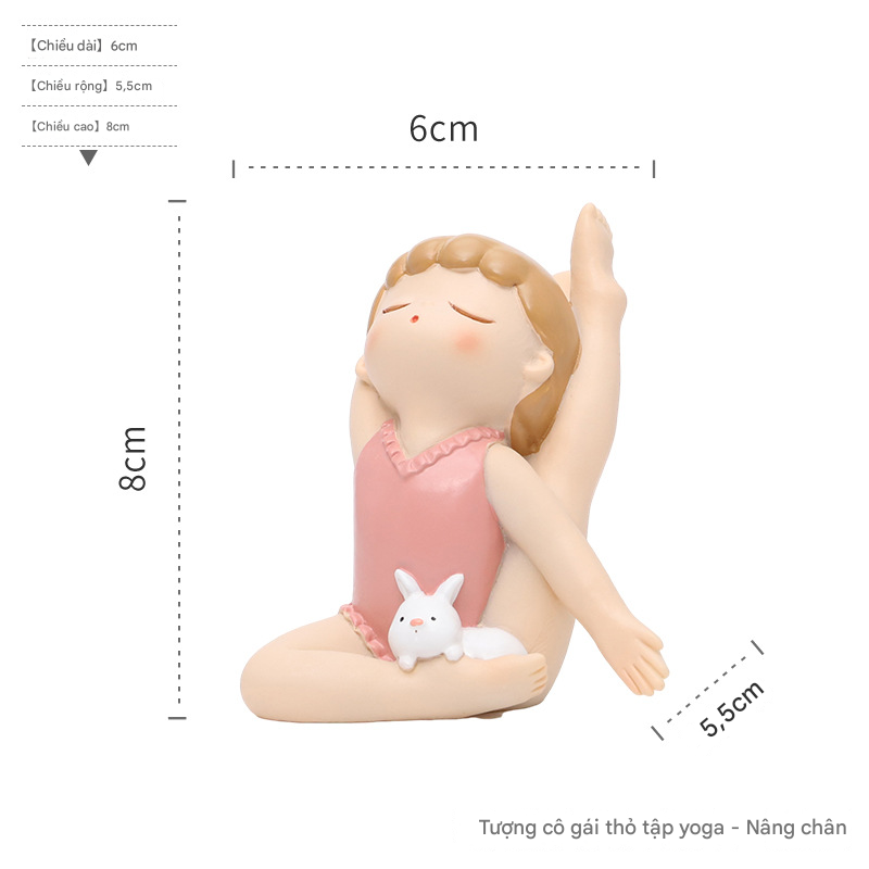  Tượng Cô Gái Yoga 
