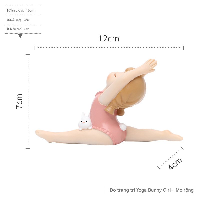  Tượng Cô Gái Yoga 