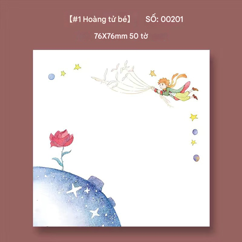  Giấy Note Hoàng Tử Bé 