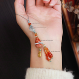  Dây Treo Hồ Lô Đá San Hô Tự Nhiên 