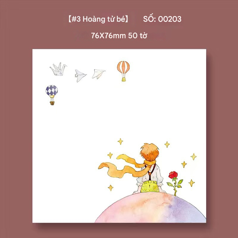  Giấy Note Hoàng Tử Bé 