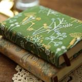  Sổ Tay Bìa Vải Thêu Hoa 