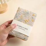  Sổ Tay Bìa Vải Thêu Hoa 