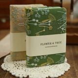  Sổ Tay Bìa Vải Thêu Hoa 