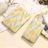  Sổ Tay Bìa Vải Thêu Hoa 