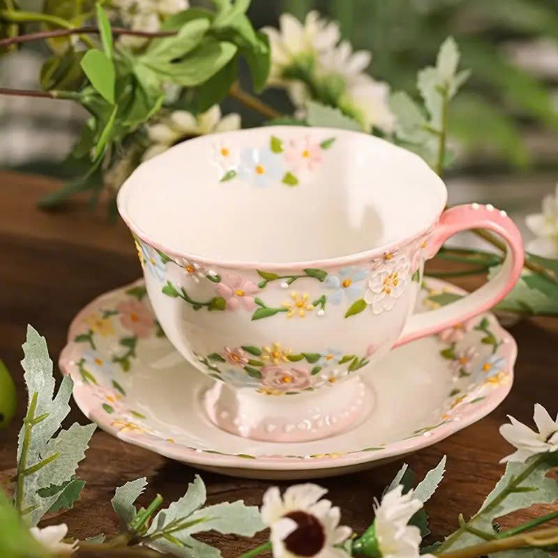  Set Tách Trà English Blossom 