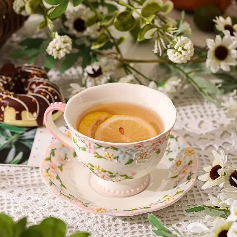  Set Tách Trà English Blossom 