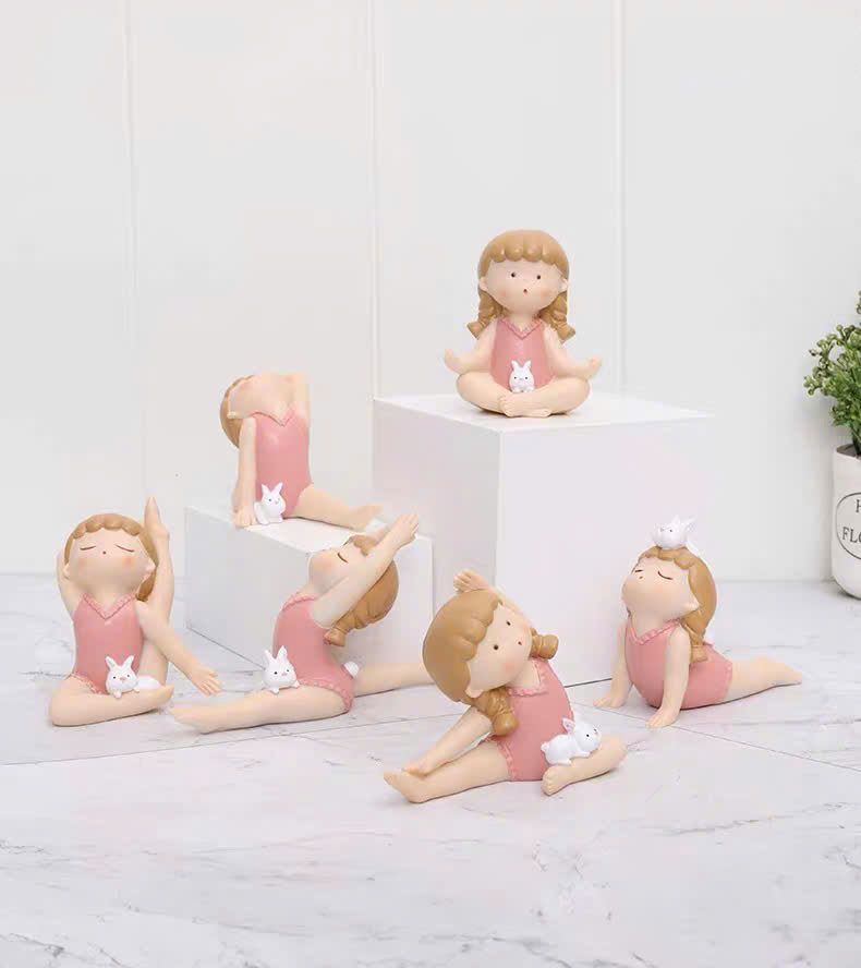  Tượng Cô Gái Yoga 