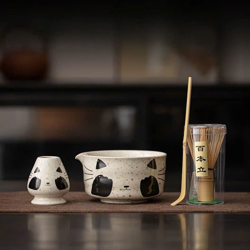  Set Pha Matcha Gấu Trúc - 4 Món 