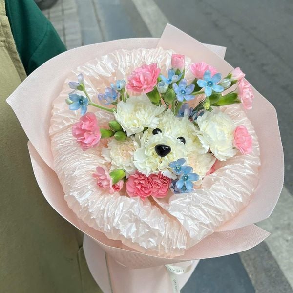  Hoa Cún Yêu (Kèm Thiệp Nhỏ) 