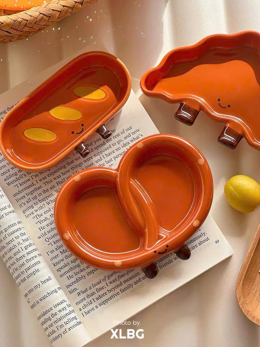  Đĩa Gia Vị Bretzel (2 Ngăn) 